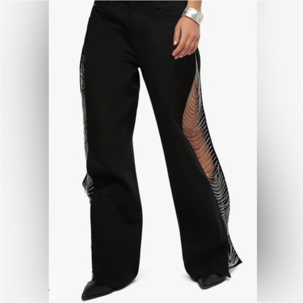 WeWoreWhat Black Denim Jeans